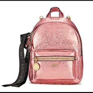 Victoria’s Secret mini crinkle backpack